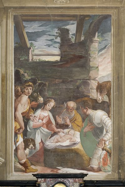 Geburt Christi, 1600-10 von Pier Francesco Morazzone